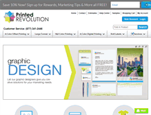 Tablet Screenshot of printedrevolution.com